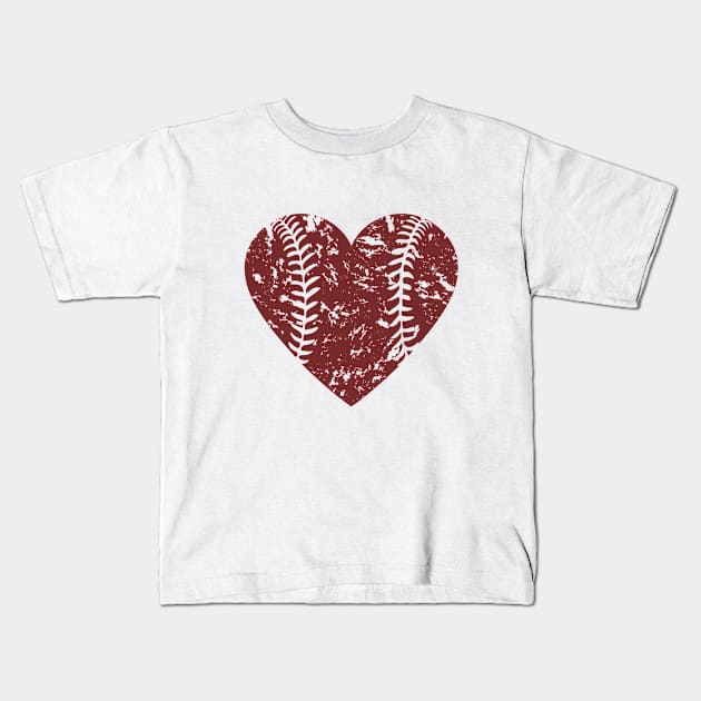 I <3 Baseball Kids T-Shirt by kellyoconnell